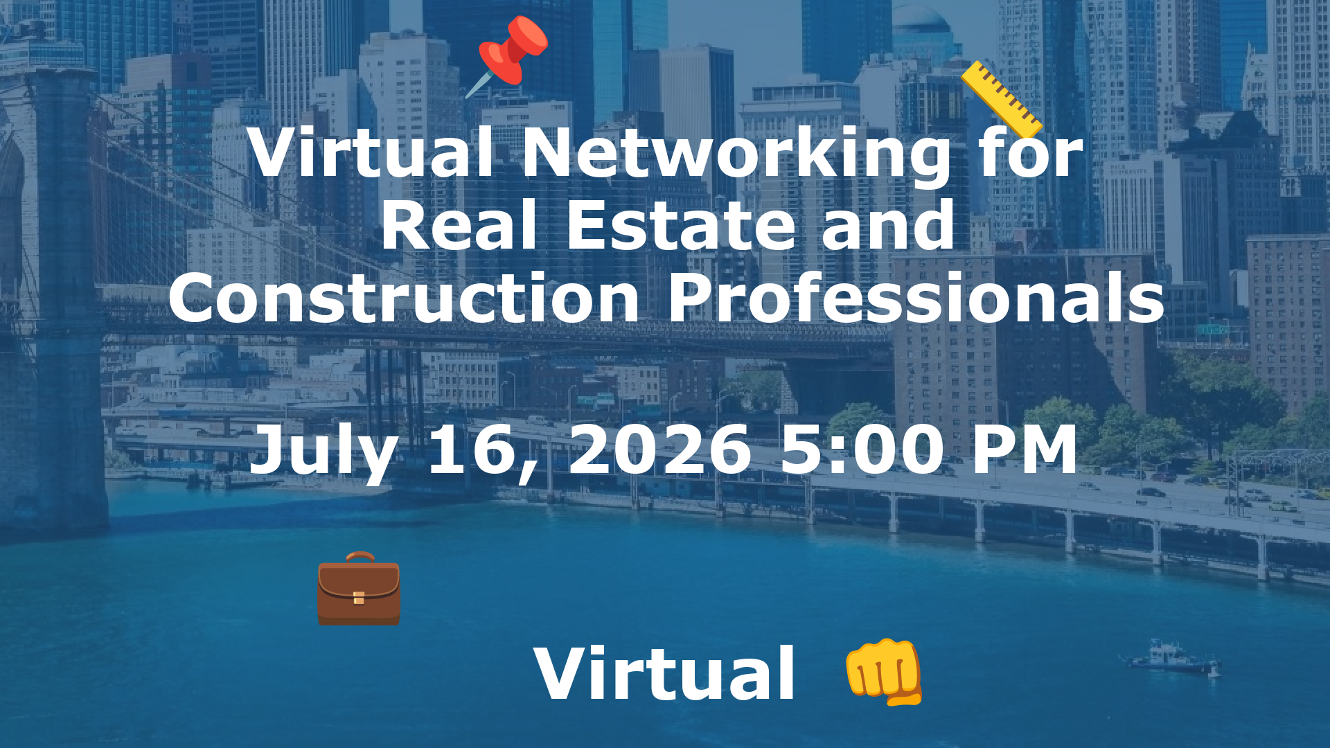 Virtual Networking for Real Estate and Construction Professionals event image